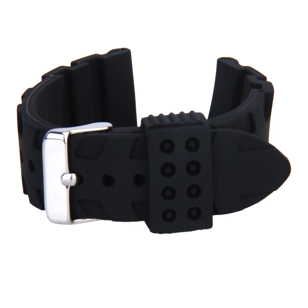 

Waterproof Diver Sport Silicone Rubber Buckle Watch BAND Strap Replacement 22mm