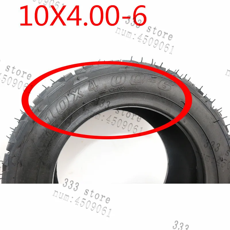 10X4.00-6 10*4.00-6 Tubeless Vacuum Tyre For Harley Electric Citycoco Scooter snow plow Go karts ATV | Автомобили и мотоциклы