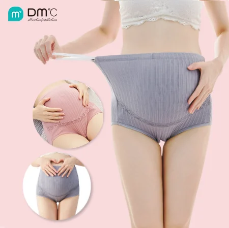

Maternity Panties High Waist Cotton Pregnant Women Underpant Underwear Adjustable Stomach Lift Briefs