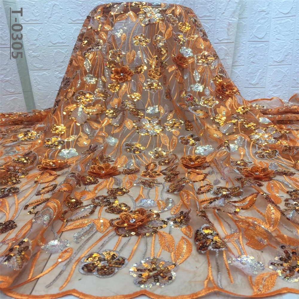 2019 высокое качество Французский 3D тюль сетка африканская кружевная ткань