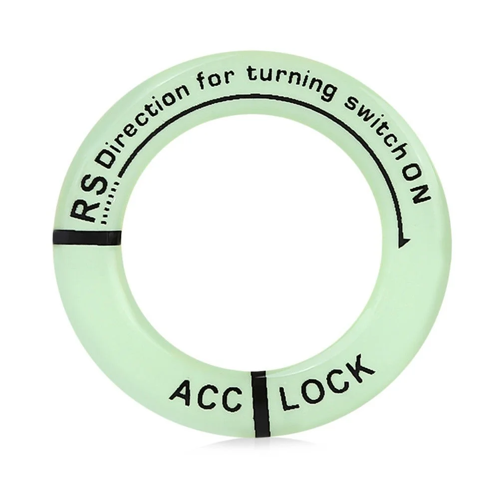 Переключатель зажигания автомобиля световая крышка светящаяся кольца для