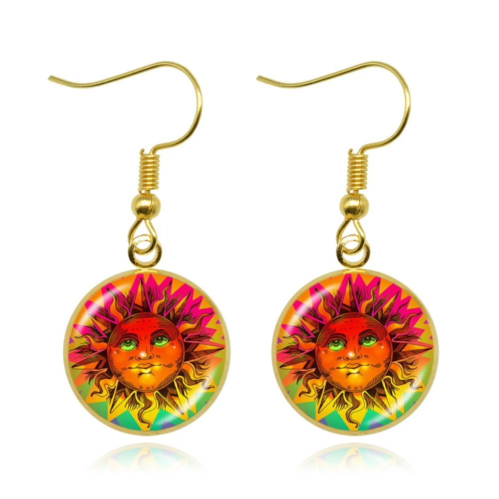 KARAIRIS 2020 милое ожерелье с подвеской в виде солнца Бога и Луны подвеска галактика