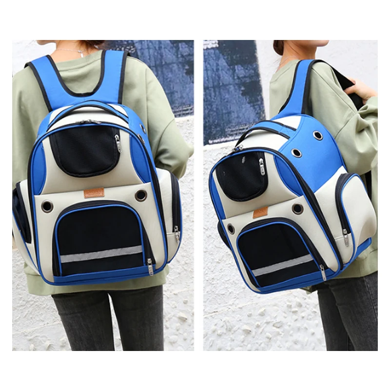 

Cat Backpack Multi Faceted Ventilation And Large Space Lightening The Load Puppy Pet Bag Splash Proof Portable Pet Bag In Winter