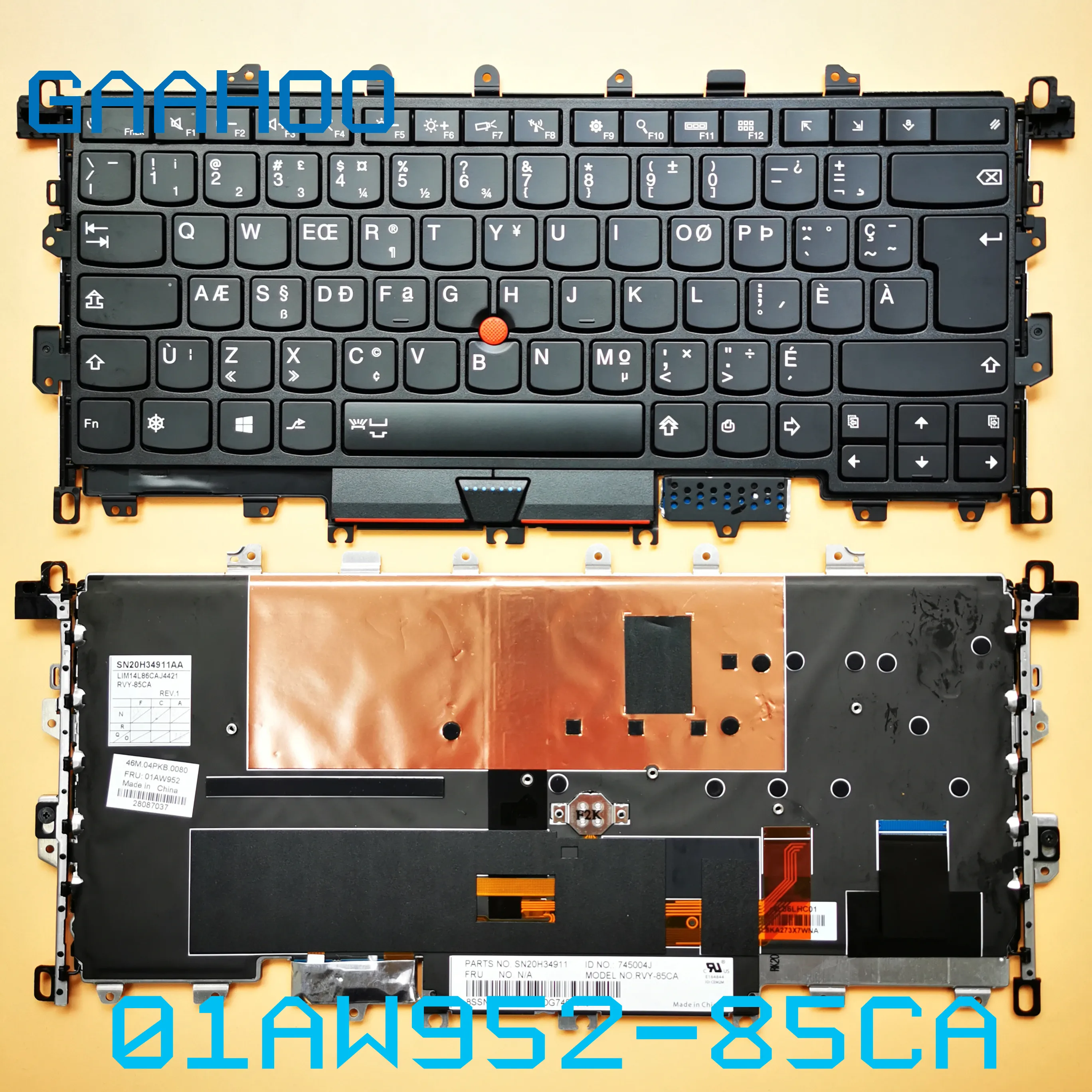 Совершенно новая Оригинальная клавиатура CA CANADA для LENOVO THINKPAD 2016 X1 YOGA 1 я Клавиатура