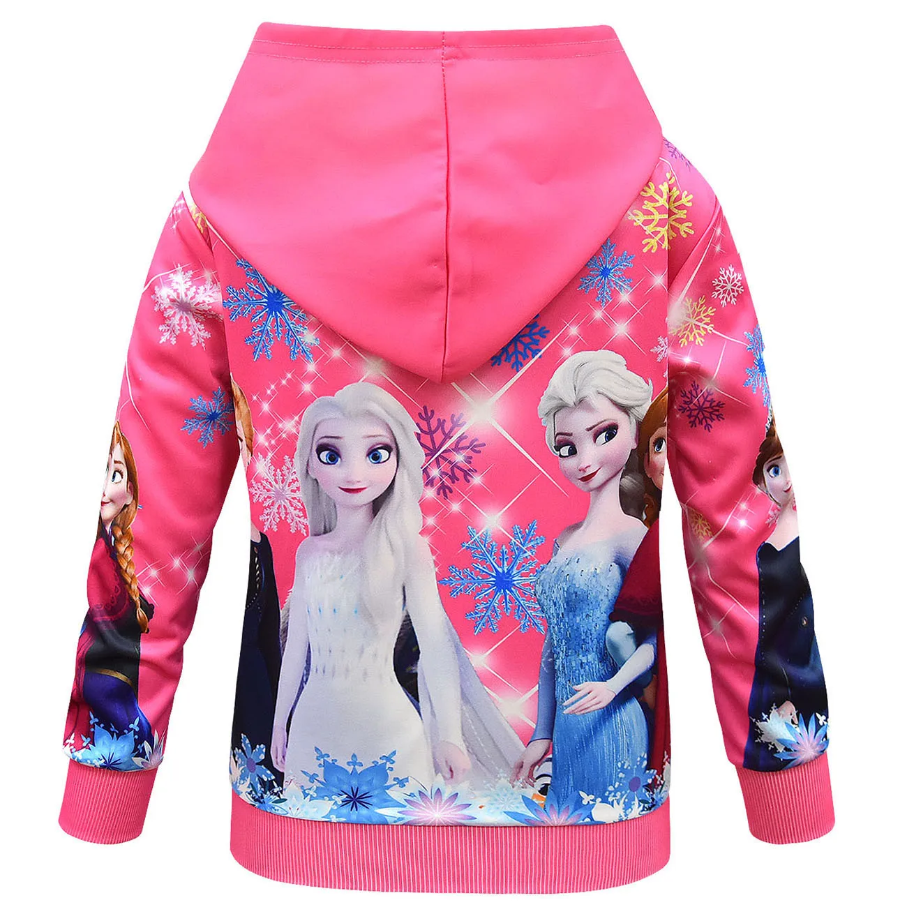 Disney льда Снежная королева 2 для девочек Сезон весна осень Повседневные толстовки