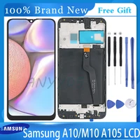 6 2original for samsung galaxy a10 m10 m105 sm a105f a105g a105m a105n lcd display with frame touch screen digitizer assembly