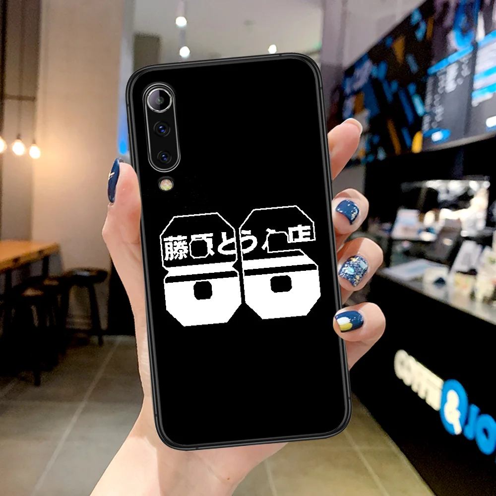 

Japan Initial D AE86 Car Phone Case For Xiaomi Mi Note 10 A3 9 MAX 3 A2 8 9 Lite Pro Ultra black Back Silicone Funda Soft Coque