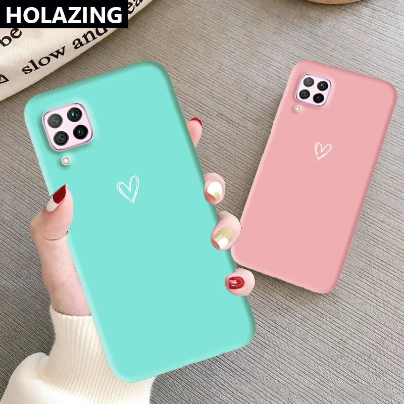 Силиконовый чехол с сердечками для Huawei Nova 7i 6 7 SE 5T 5 5i Pro 4 4E 3E 3i 3 Colorul милый
