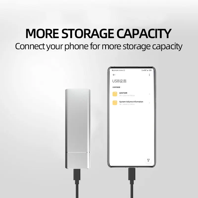 Внешний SSD-накопитель heoriady 512 ГБ портативный USB 3 1 Type C твердотельный накопитель