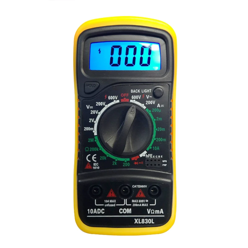 Цифровой мультиметр Вольтметр Амперметр мульти метр AC/DC Напряжение Amp Измеритель