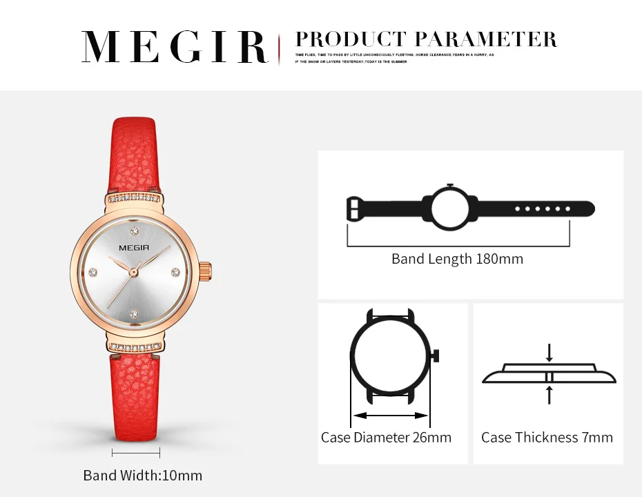MEGIR модные женские часы Reloj Mujer маленькие кварцевые женские часы Womem браслет часы Damen Uhren Montres Femme дропшиппинг