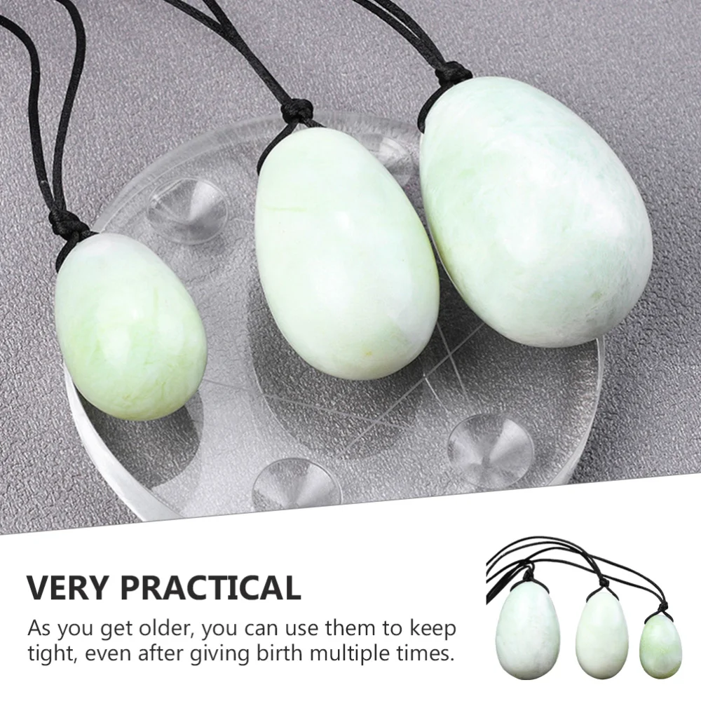 

3Pcs Creative Postpartum Repair Egg Female Vaginal Care Egg Light Green