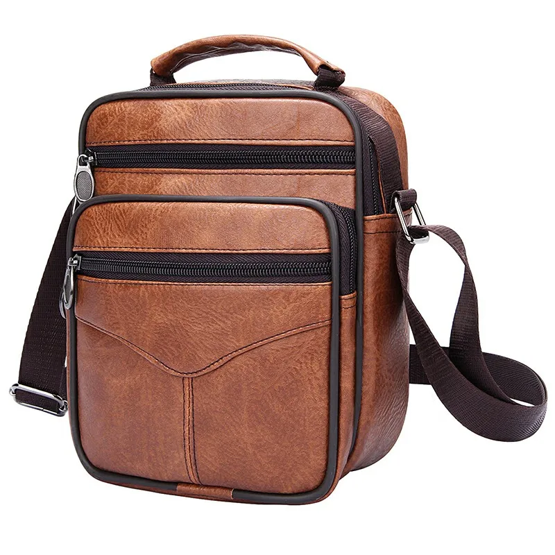 Мужские сумки через плечо Ретро стиль мужские повседневный деловой портфель