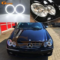 for mercedes benz clk class w209 c209 a209 clk500 2003 2006 xenon hd ultra bright smd led angel eyes halo rings kit car styling