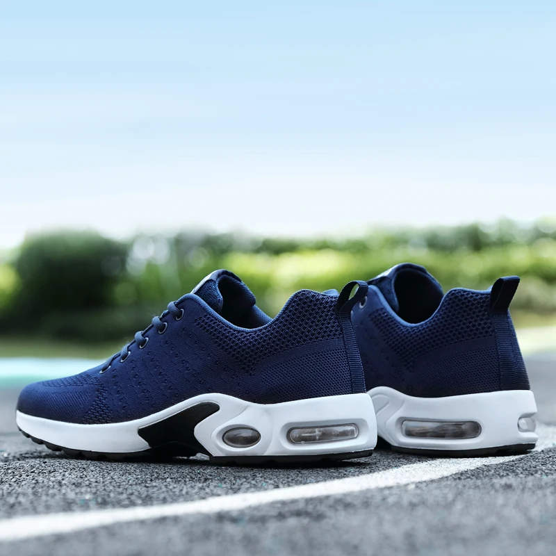 

Professional Air Cushion Men Running Shoes Zapatillas Hombre Deportiva Men Lace-up Breathable Jogging Sneakers Men Sport Shoes