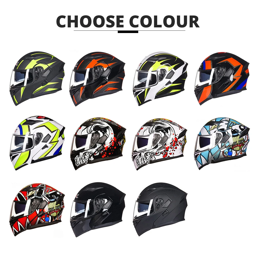 Мотоциклетный шлем GXT защитный с откидной крышкой для мотокросса каска двойные