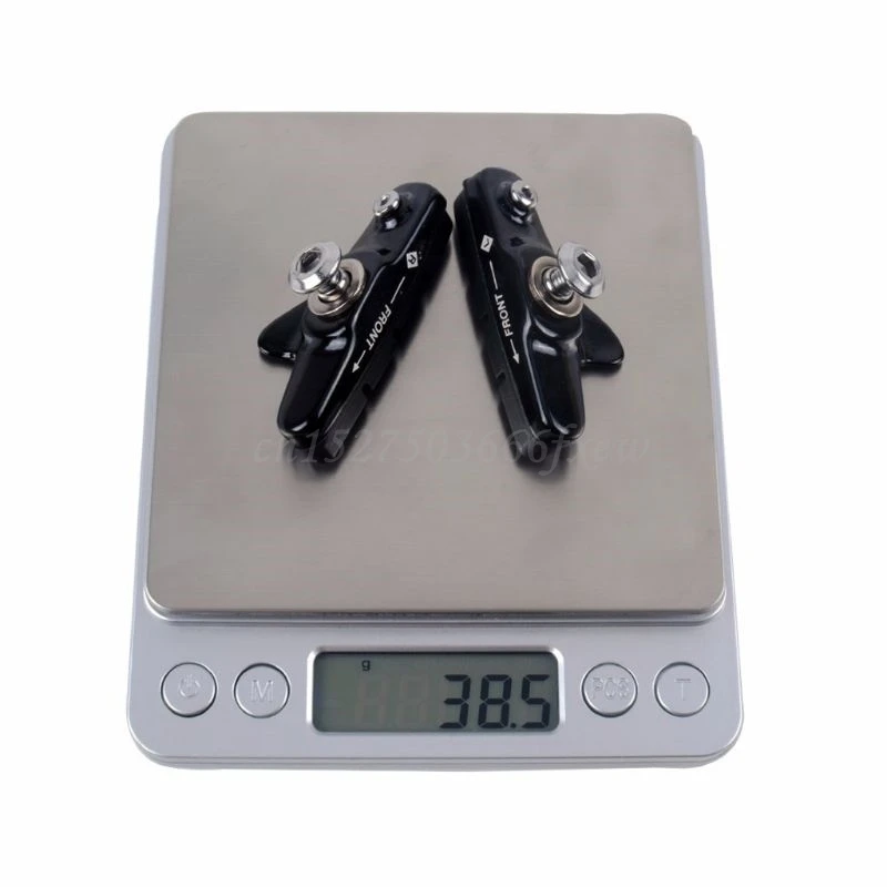 

QILEJVS 1Pair 61mm Bike V Brake Pads Blocks For Mountain Road Bicycle Cycling