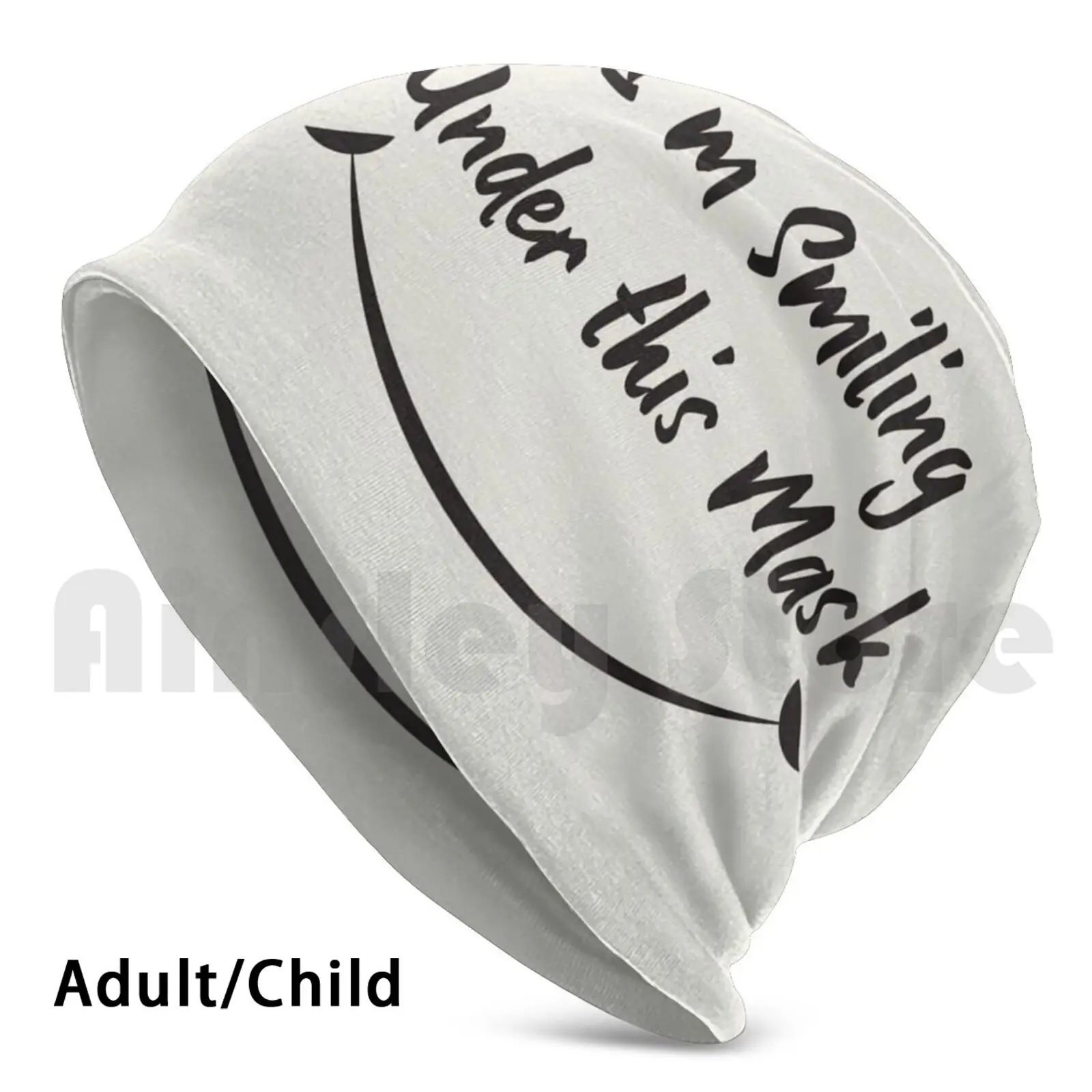 

I'm Smiling Under This Beanies Knit Hat Hip Hop Nurse Smile Nursing Similing Under My Smile Under Smile