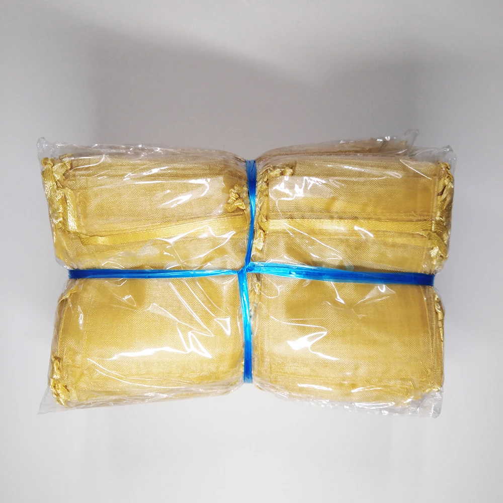 Мешки для ювелирных изделий на шнурке 5x7 7x9 9 9x12 10x15 см мешки из органзы Свадебная