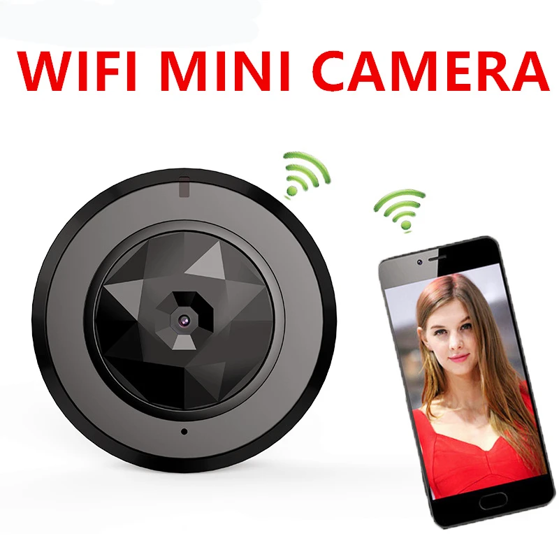 Мини P2P камера безопасности HD 108P WiFi автомобильная видеокамера ИК подсветка