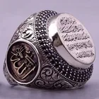 кольца кольцо женское кольцо кольцо мужское парные кольца кольца для женщин Винтаж панк Чемпионат Для мужчин кольца в стиле хип-хоп античное серебро Цвет резной узор кольцо для большого пальца ретро мужская бижутерия