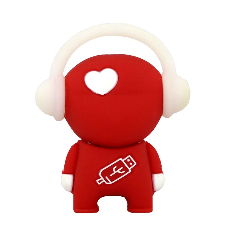 Милая мультяшная Флешка 64 Гб музыкальный Мужской USB флэш-накопитель 4 ГБ 8 16