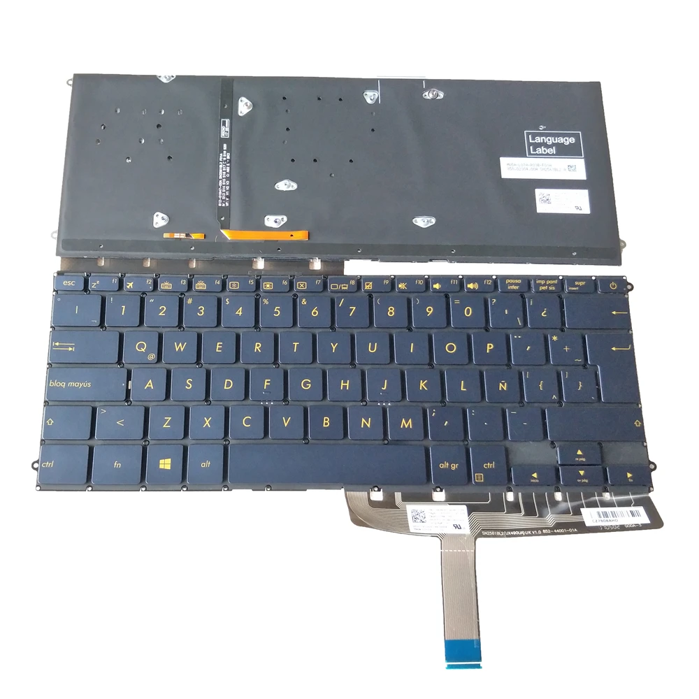 Фото Новая клавиатура IT LA PO для ноутбука ASUS ZenBook 3 Deluxe UX490 UX490CA UX490UA ux490moар, латиноамериканские португальские клавиатуры №3