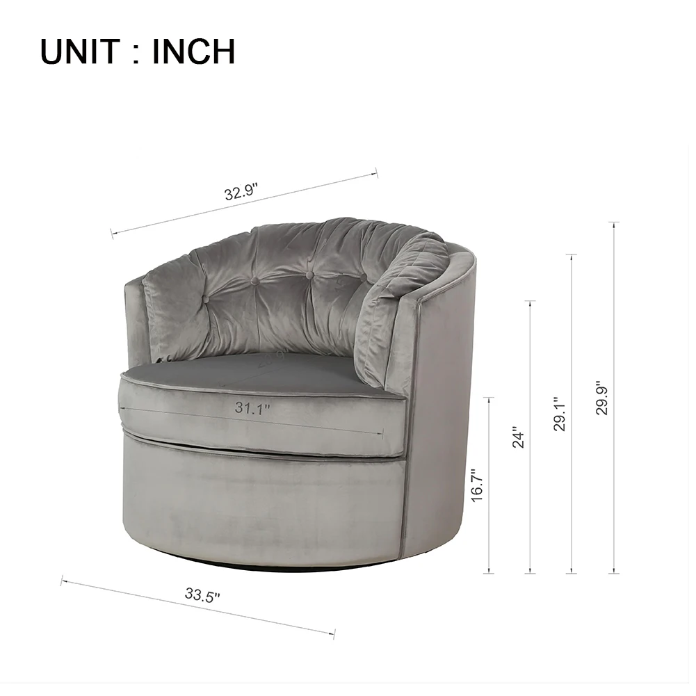 

Living Room Sofa Chair Coolmore Modern Single Sofa Bedroom Accent Chair Barrel Chair For Hotel Living Room Modern Leisure Chair