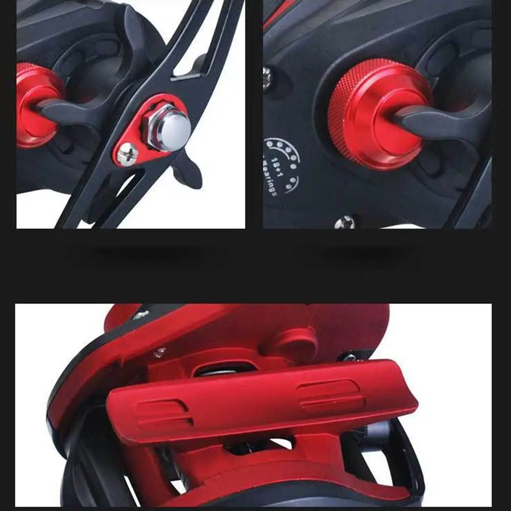 

Mounchain Fishing Reel Low Profile Reel Bait Casting Fishing Reel Baitcasting Fishing Reels 8.1:1 8kg Carretilha De Pesca