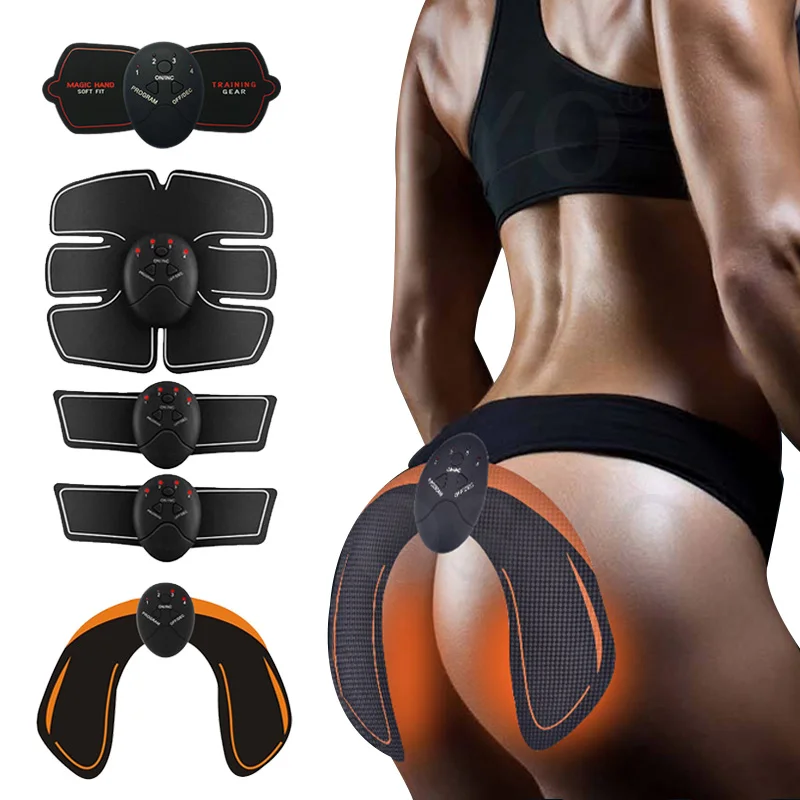 EMS стимулятор мышц живота фитнес-ягодицы массажер для похудения беспроводной