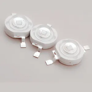 50 шт., СВЕТОДИОДНЫЙ УФ-чип 3 Вт, высокомощный шариковый светильник 365 375 380 395 400 410 420 430nm, Высокотемпературный Силиконовый Лен, бесплатная доставка