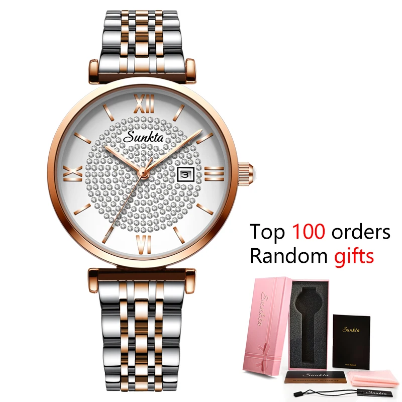 

SUNKTA Women Watches zegarek damski reloj mujer montre femme relogio feminino relojes para mujer horloges vrouwen Ladies Watch
