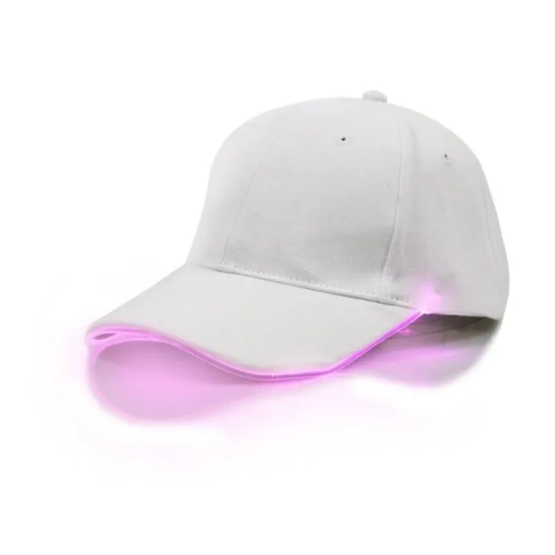 W6 Классный светодиодный светильник, бейсбольные кепки, светящиеся регулируемые шляпы, идеально подходят для вечерние хип-хоп бега и многих других видов спорта, Лидер продаж - Цвет: W6