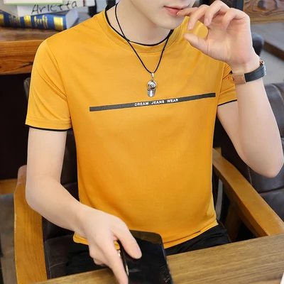 

Men's casual short-sleeved t-shirt wild clothes tide 4467