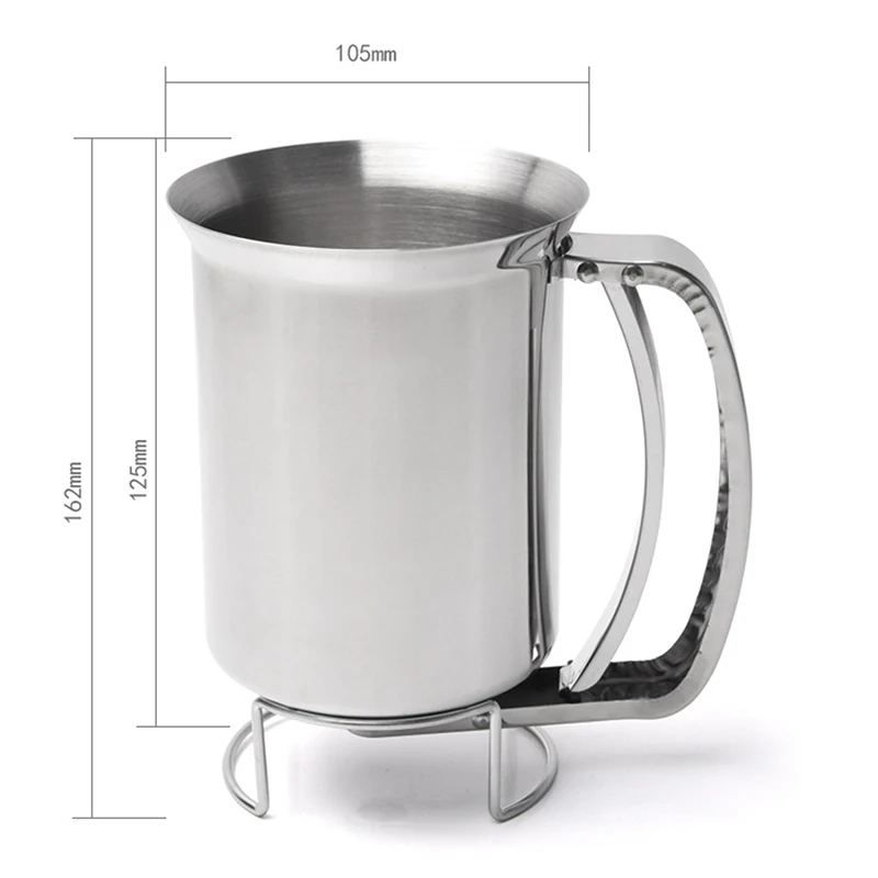 

Stainless Steel Funnels Batter Pancake Ball Dispenser Cake Cupcake Dough Dispenser Funnel Takoyaki Crepes Household Machines