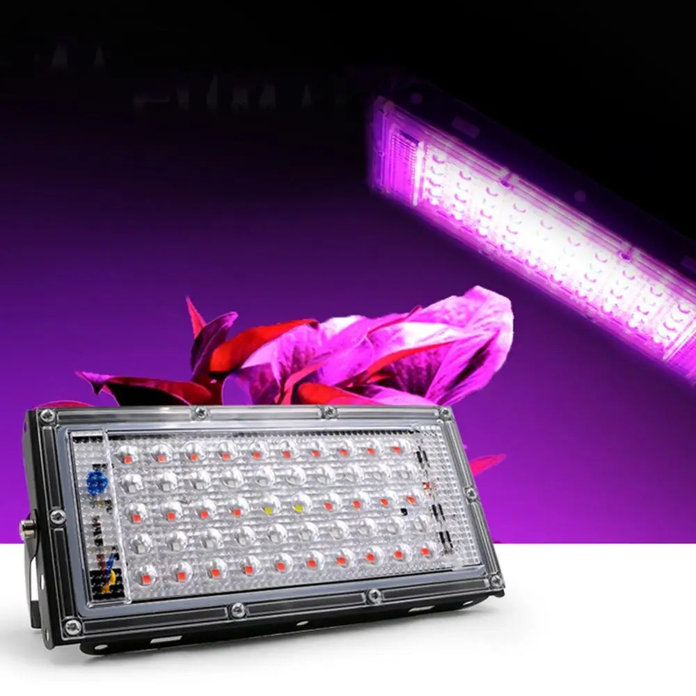 50W LED Grow Light Full Spectrum Waterproof 5000lm Plants Adjustable Stand | Лампы и освещение