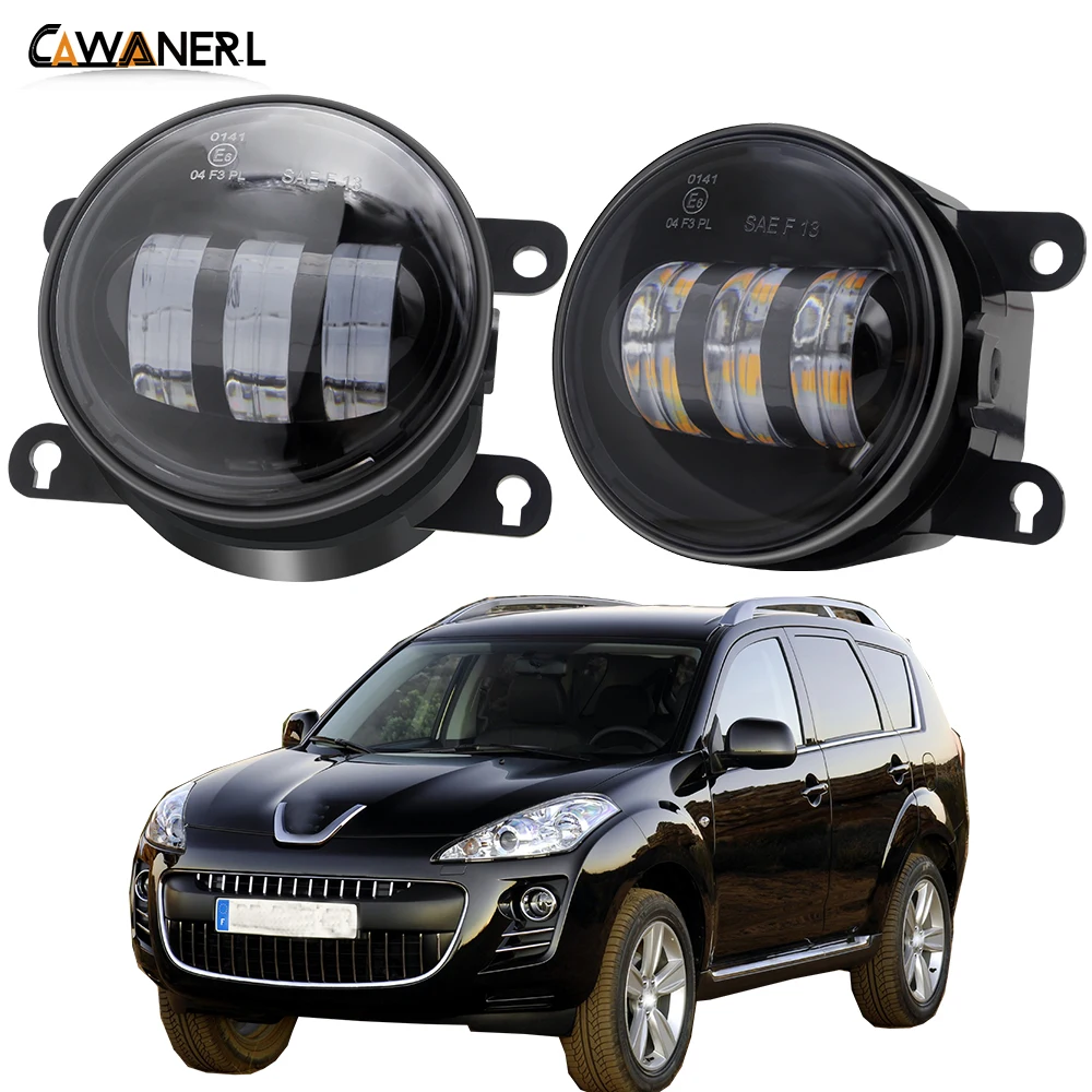 Светодиодная противотуманная фара в сборе для автомобиля Peugeot 4007 GP _ 2007-2013 30 Вт