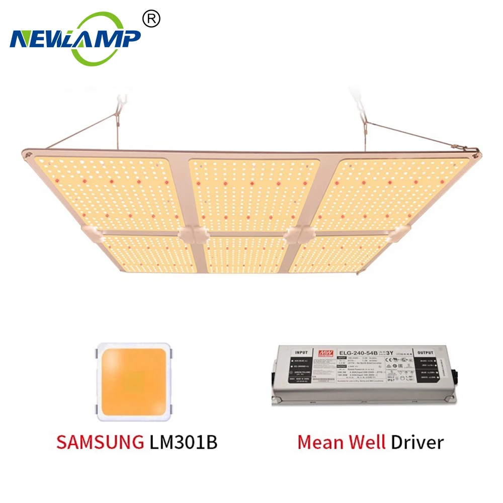 Фитолампа Samsung LM301B/LM301H IP65 полного спектра квантовая 600 Вт для растений панельная