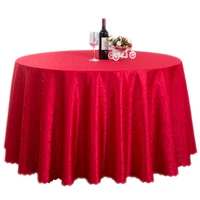 hotel round tablecloth table cover solid color polyester table linen table cloth for wedding party restaurant banquet decor