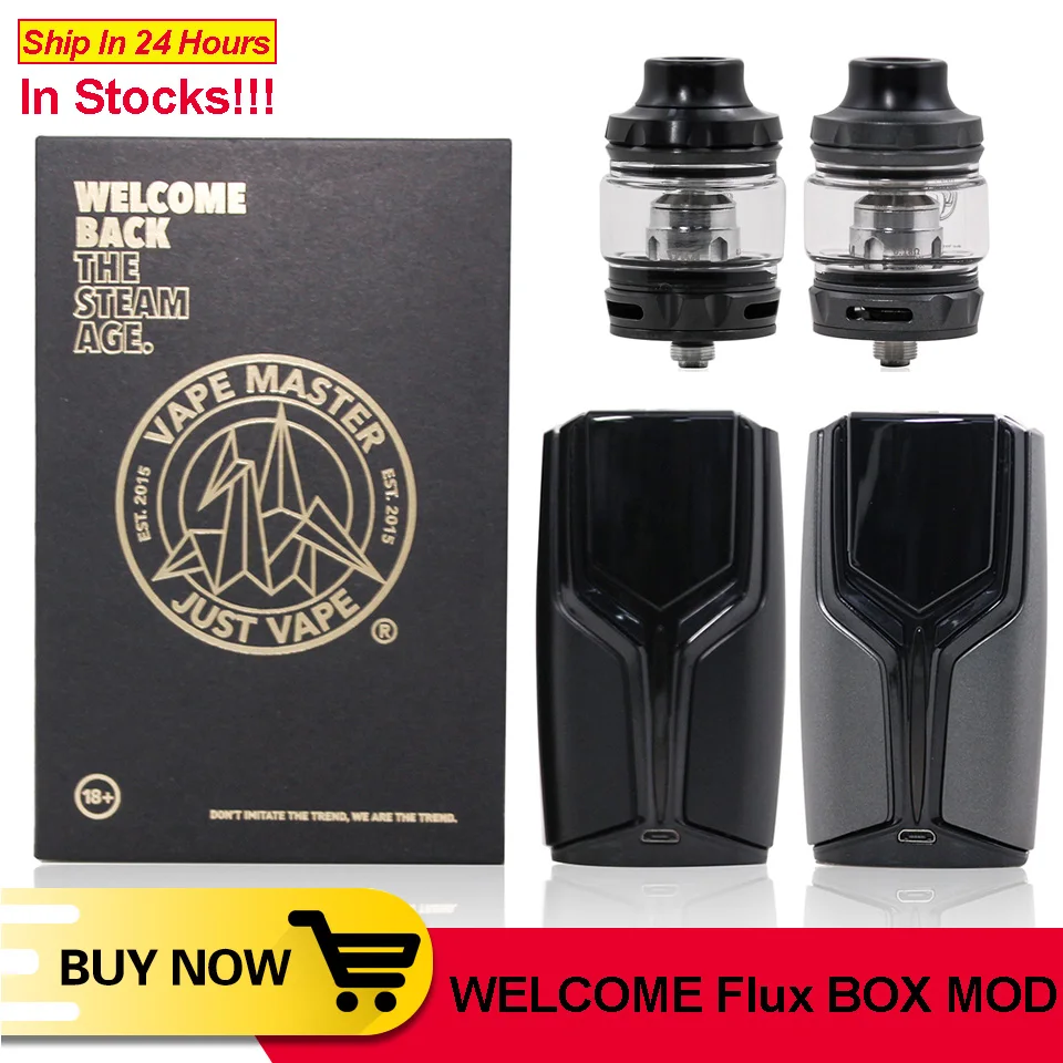 Оригинальный приветственный флюс бокс мод 200 Вт электронная сигарета vape с OLED 1 3