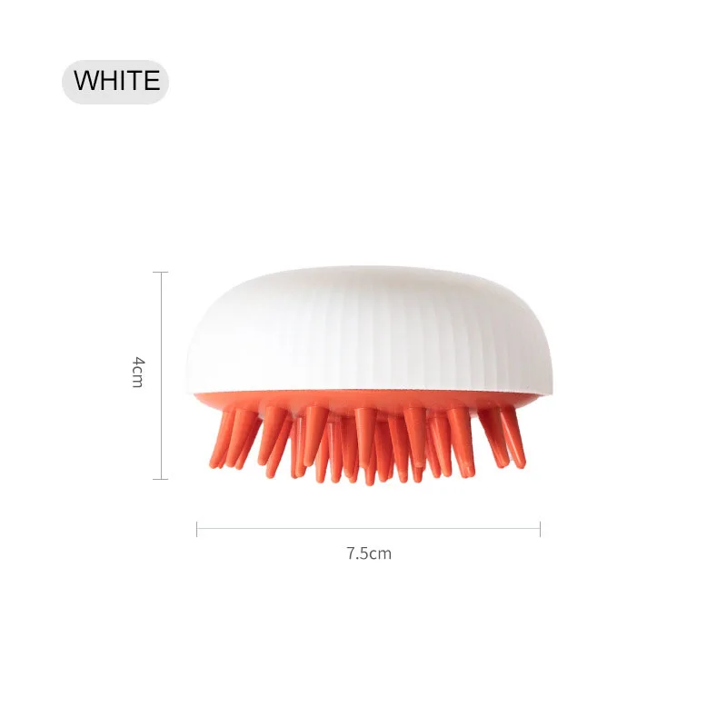 

Scalp Brush Silicone Head Body Scalp Massage Brush Silicone Shampoo Brush Hair Washing Comb Shower Brush Bath SPA Massage Brush