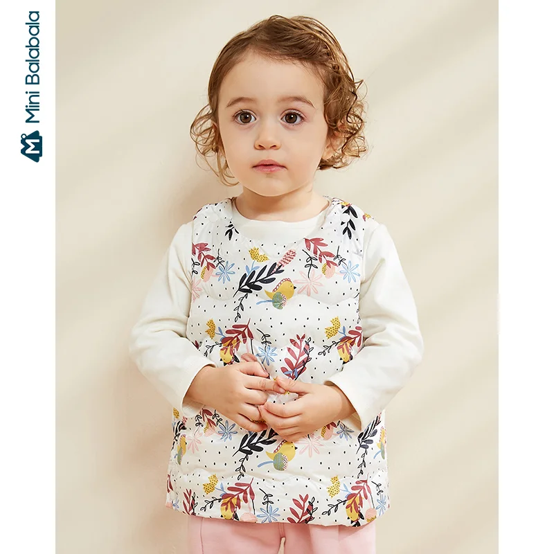 Детский пуховой жилет Minibalabala для мальчиков и девочек зимний теплый 2019 | Мать