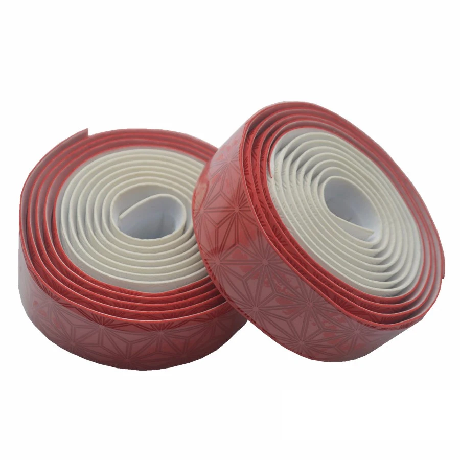 White Red CY020031 ленты на руль для шоссейного велосипеда, велосипедная лента, декоративно-упаковочная лента, противоскользящая велосипедная ручка, ручки, обертывания, Dead Fly, велосипедный ремень - Цвет: White Red