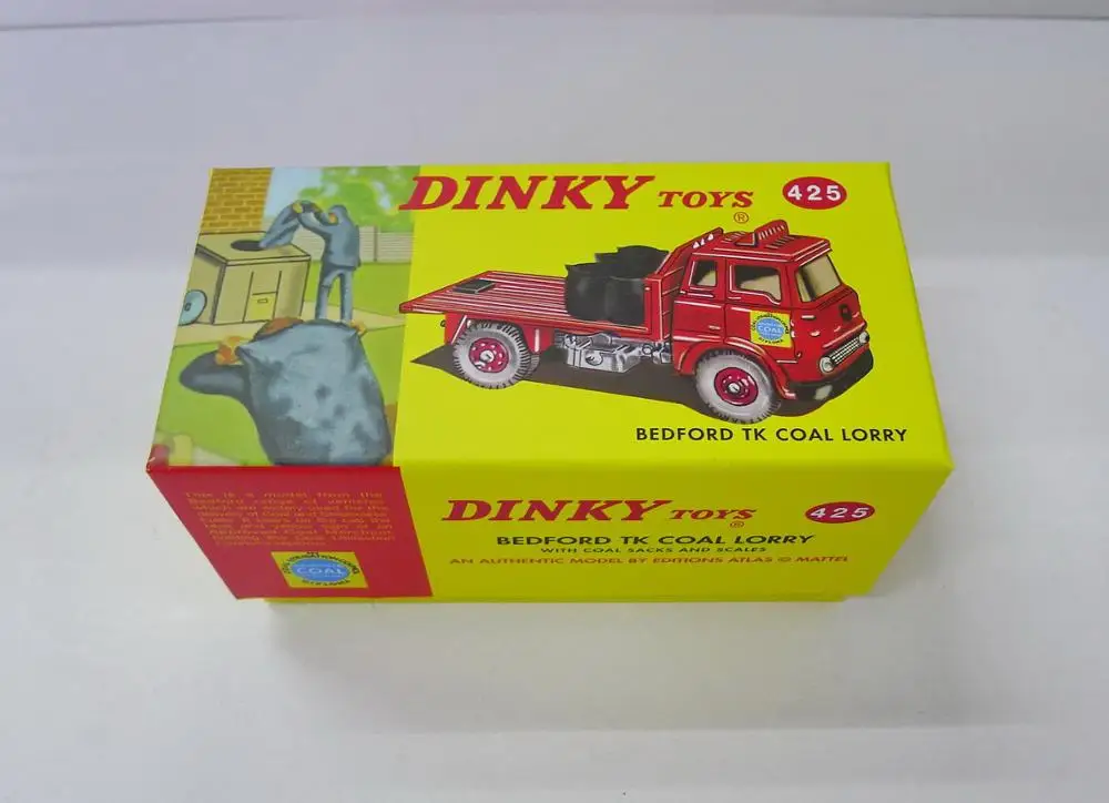 Atlas Dinky Truck 425 BEDFORD TK угольный грузовик, отлитый под давлением игрушки 1:43