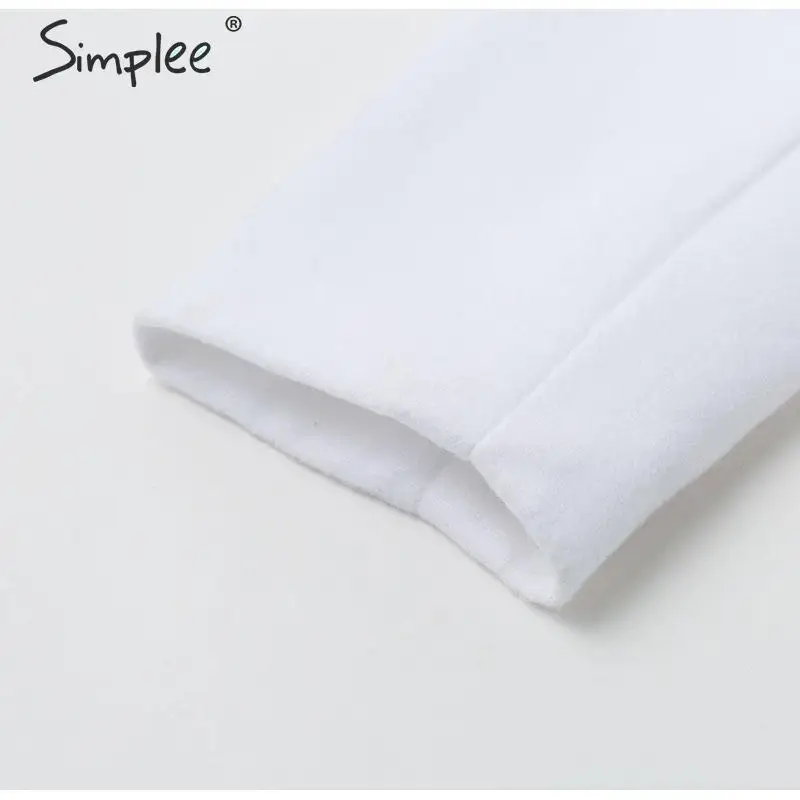 Simplee Vintage двубортный белый длинный плащ двубортный белый длинный плащ для женщин тонкий плащ офис сплошной плащ платье