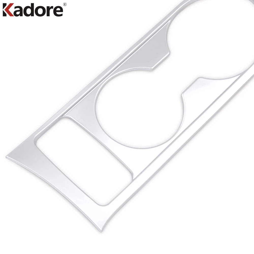 Внутренняя отделка передняя рамка держателя стакана воды накладка наклейки для Kia Rio 4 X-line стайлинга автомобилей