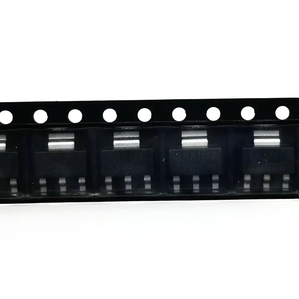 70 шт./лот = 7Kinds* 10 шт. AMS1117 1,2 V 1,5 V 1,8 V 2,5 V 3,3 V 5V ADJ 1117 AMS1117-3.3 AMS1117-5.0 AMS1117-ADJ AMS1117-1.5 AMS1117-2.5