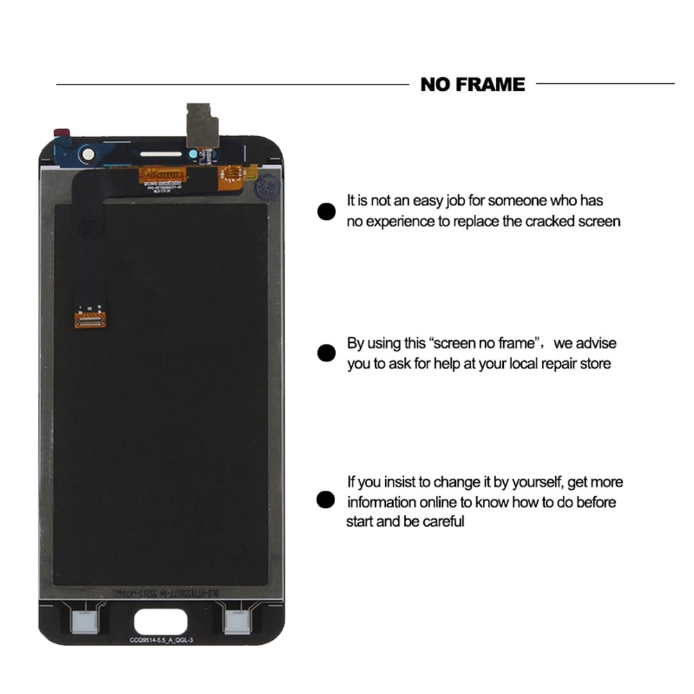 Для Asus Zenfone 4 selfie ZB553KL X00LD X00LDA ЖК-экран Сенсорная панель дигитайзер сборка для Asus ZB553KL дисплей