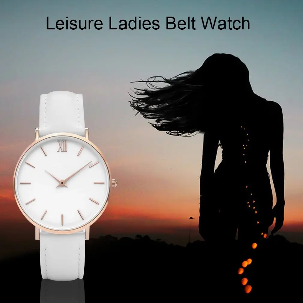 Женские кварцевые часы 40 мм простые женские с римскими шкалами европейские и те