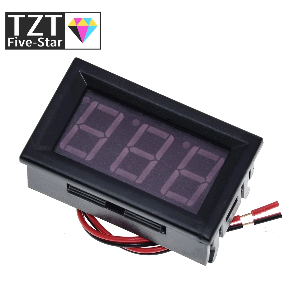 Цифровой вольтметр светодиодный измеритель напряжения переменный ток 70 500 В 0 56